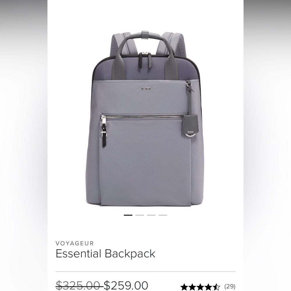 Tumi - Voyager- Essential Backpack - Grey